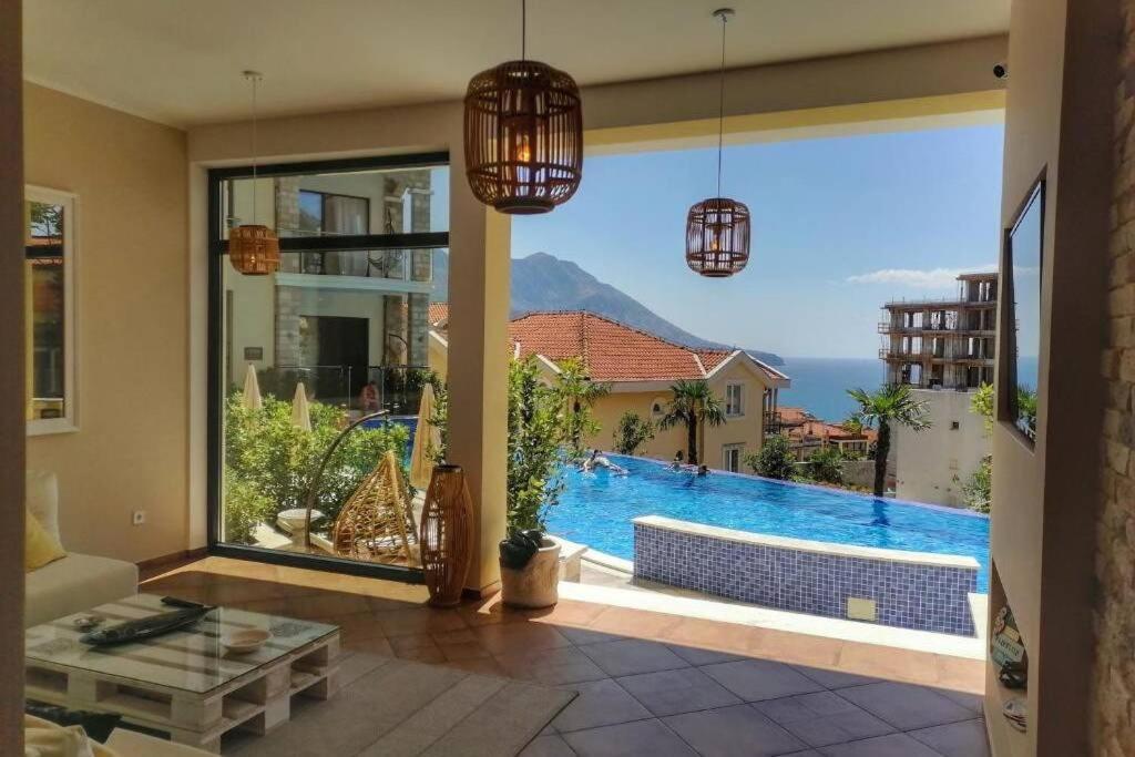 Modern Top Floor Sea View 3Br With Pools, Spa & Fitness Bečići Ngoại thất bức ảnh